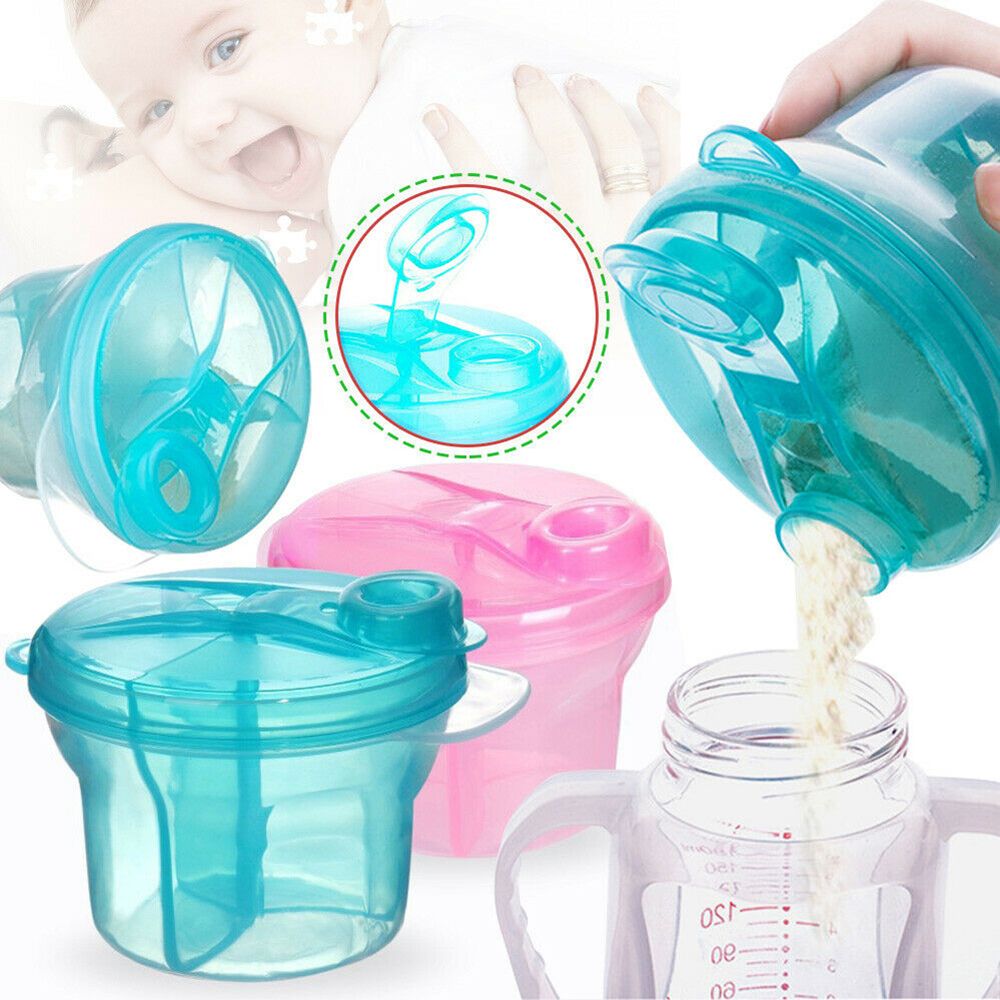 Baby Food Glass Jar - 3 Doses Formula Container of Baby