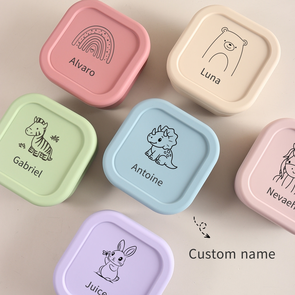 Baby Food Glass Jar - Custom Name or Pattern 1pc Food