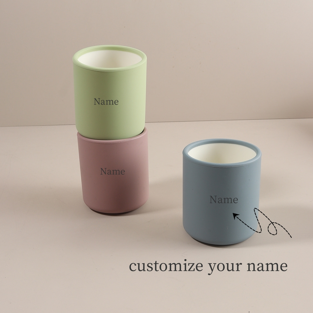 Baby Food Bowl - Personalized Custom Name Baby Silicone Training
