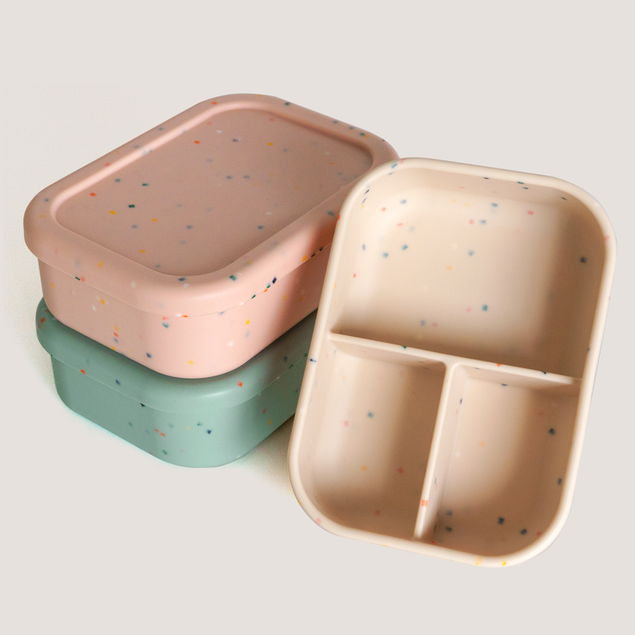 Baby Food Hero - 1PCS Microwave Lunch Box Silicone Bowl