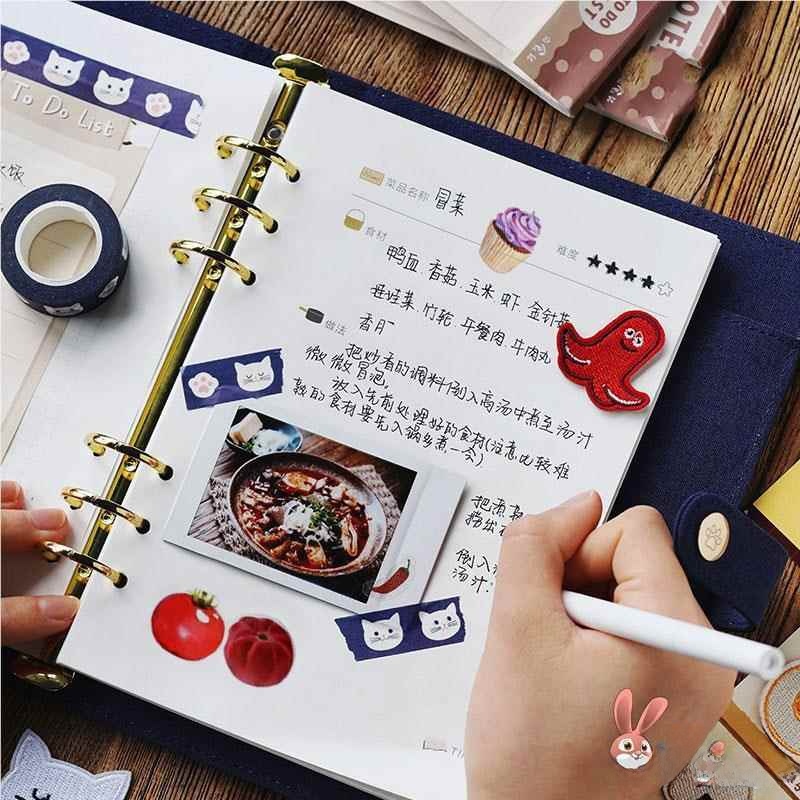 Baby Food Book - Creative Handwritten Recipe Notebook Loose Le