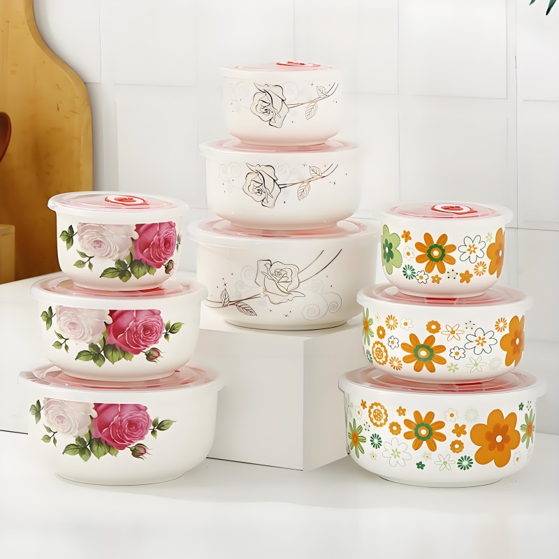 Baby Food For 2 Year Old - Three-piece set, fine bone china lunch