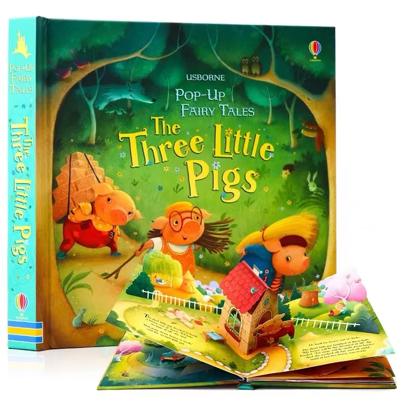 Baby Food Book - Usborne Pop-Up Three Little Pigs English