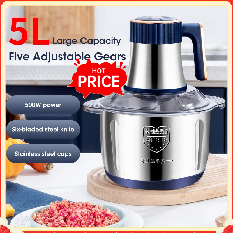 5L Electric Meat Grinders 304  - Baby Food For 2 Year Old 评论和价格