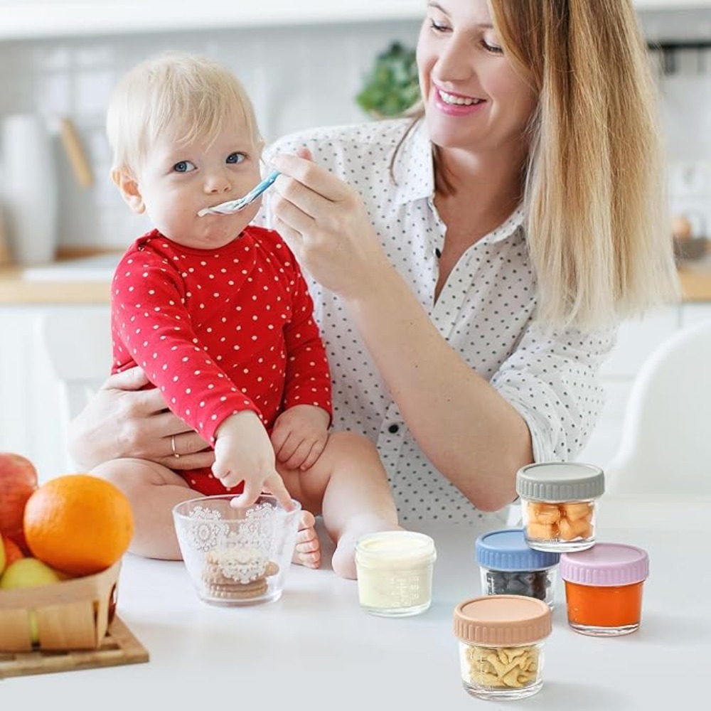6pcs Mason Jar Glass Baby Food - Baby Food Glass Jar 评论和价格