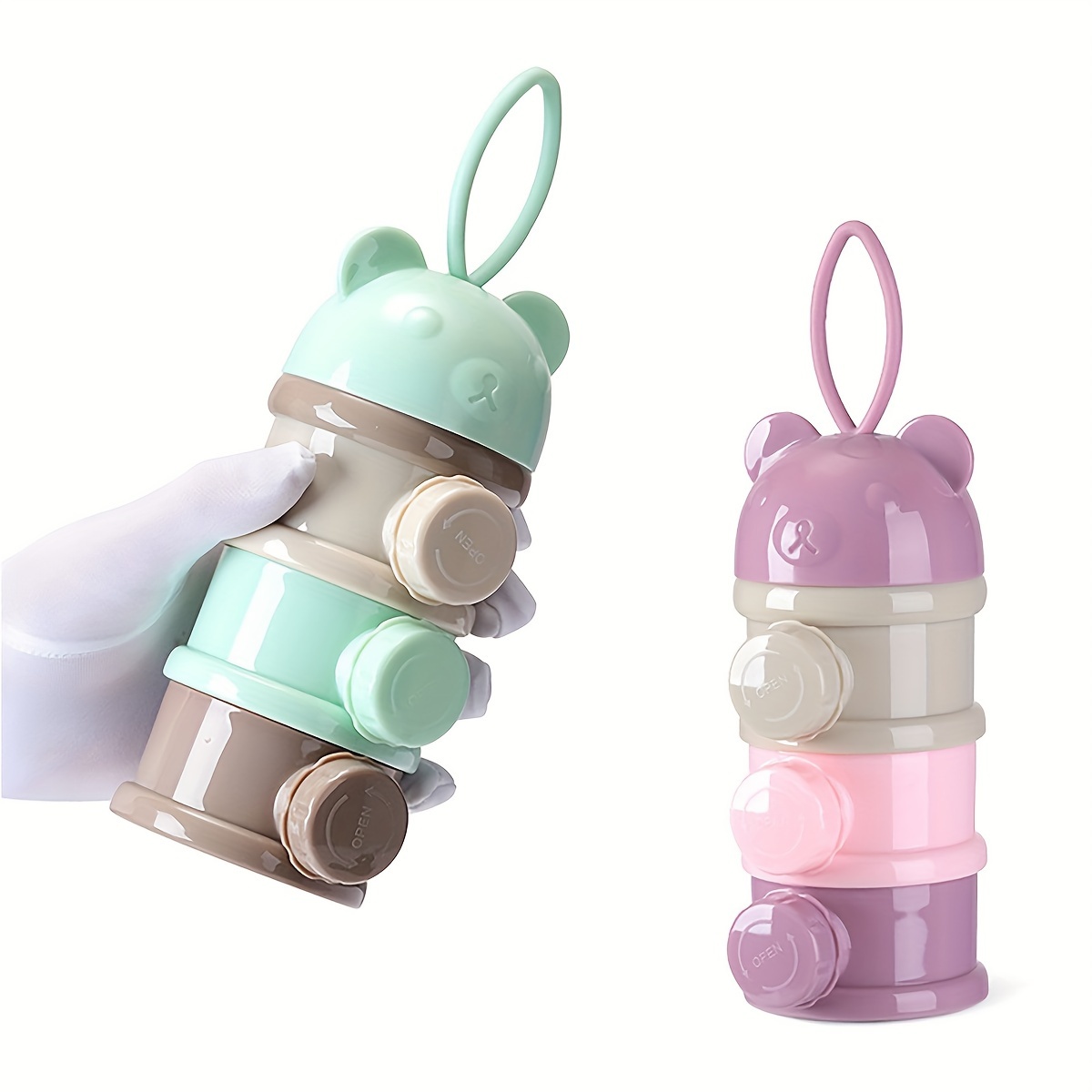Large Capacity Baby Milk Powde - Baby Food Glass Jar 评论和价格