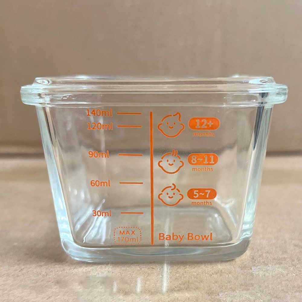 Simple 170ml Food Storage Box  - Baby Food Glass Jar 评论和价格