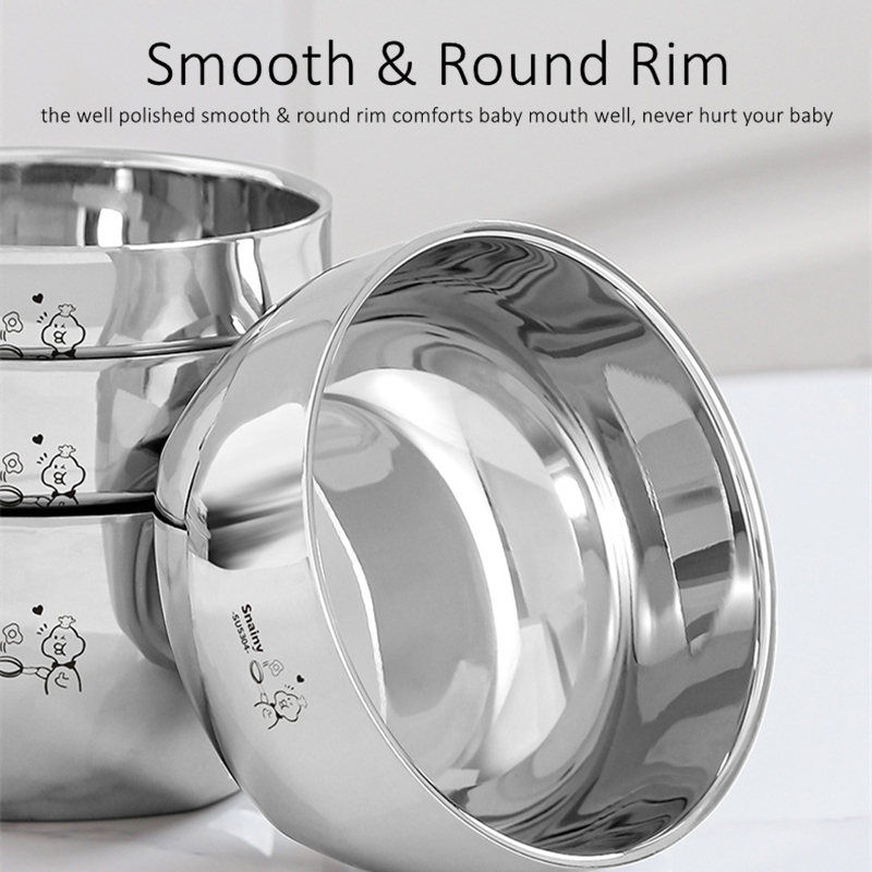 330ml/400ml/530ml Capacity 304 - Baby Food Bowl 评论和价格