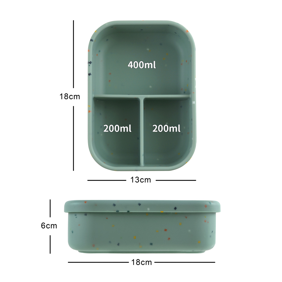 1PCS Microwave Lunch Box Silic - Baby Food Hero 评论和价格