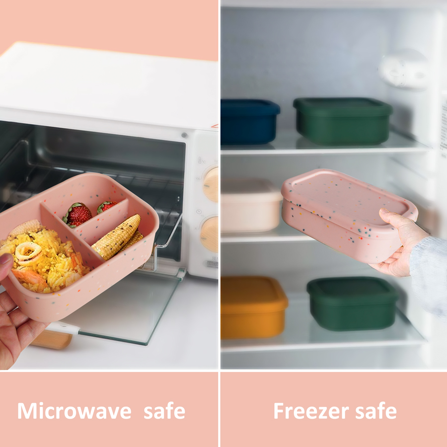 1PCS Microwave Lunch Box Silic - Baby Food Hero 评论和价格