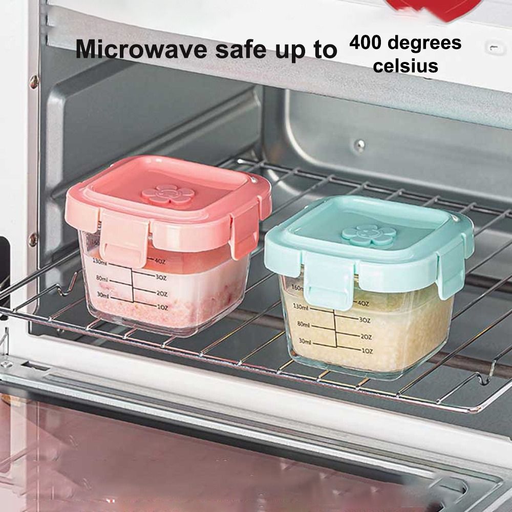 Glass Food Storage Box New 170 - Baby Food Glass Jar 评论和价格