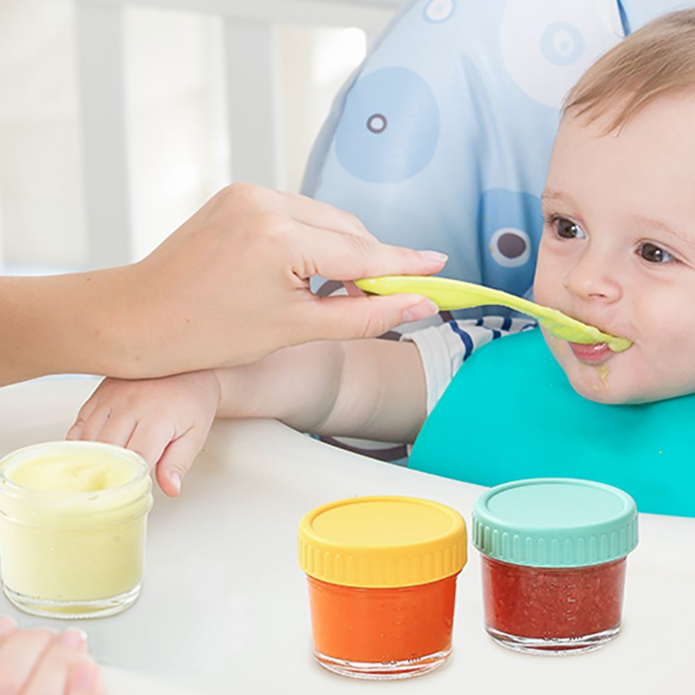 6pcs Glass Baby Food Jar Reusa - Baby Food Glass Jar 评论和价格