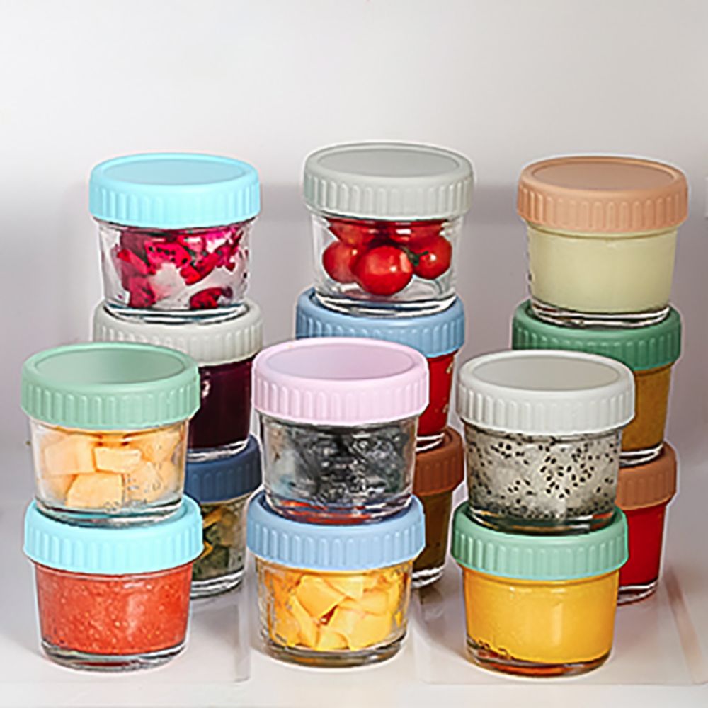 6pcs Glass Baby Food Jar Reusa - Baby Food Glass Jar 评论和价格