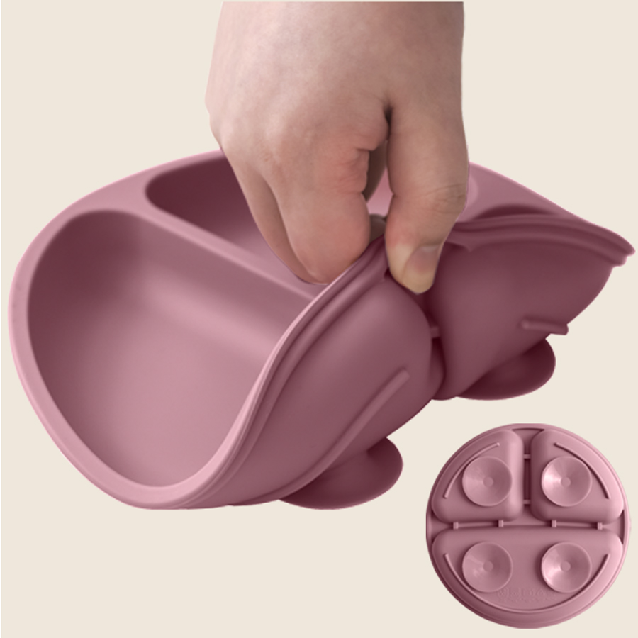 1PCS Baby Sucker Silicone Dini - Baby Food Bowl 评论和价格