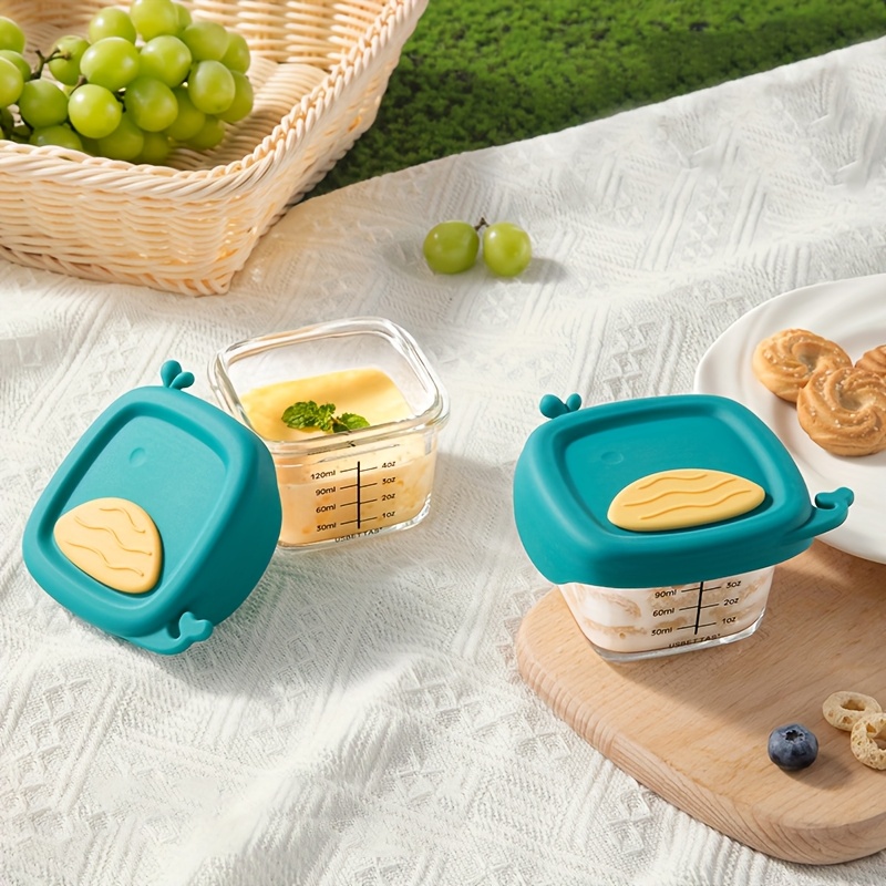 120/180ml Glass Baby Food Cont - Baby Food Glass Jar 评论和价格