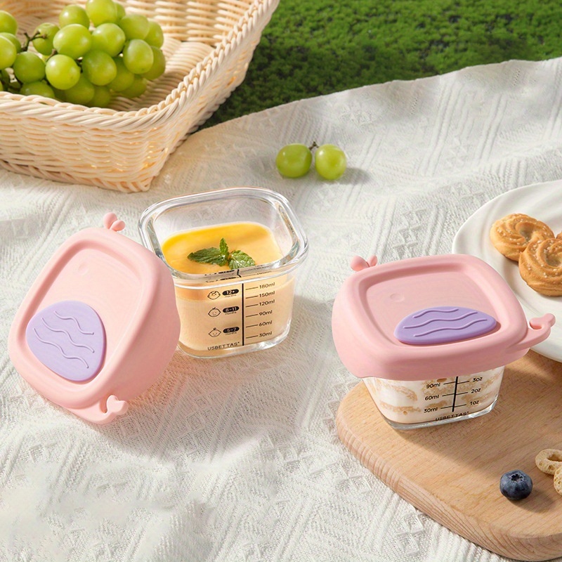 120/180ml Glass Baby Food Cont - Baby Food Glass Jar 评论和价格