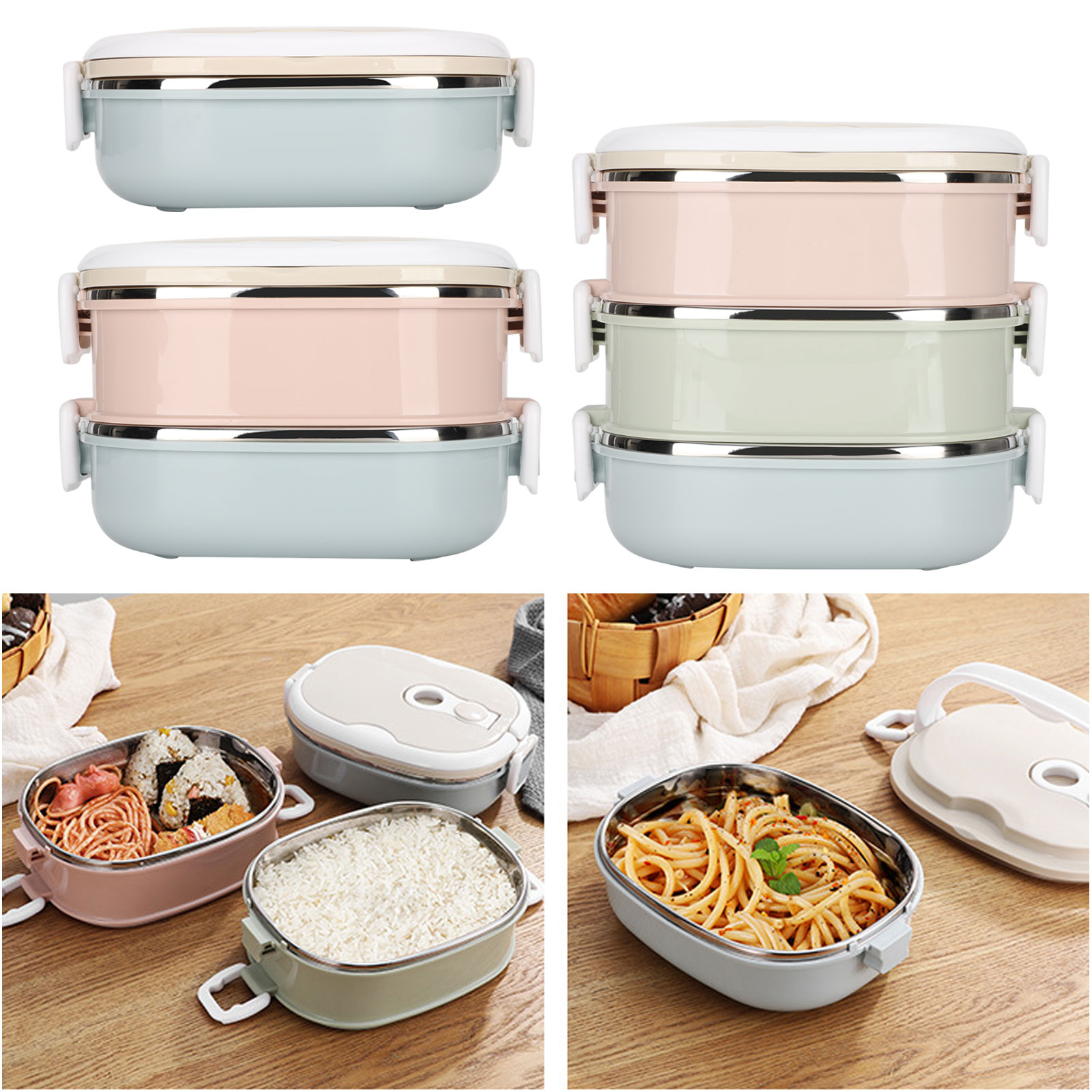 Lunch Box Lunch Box Portable S - Baby Food Container 评论和价格