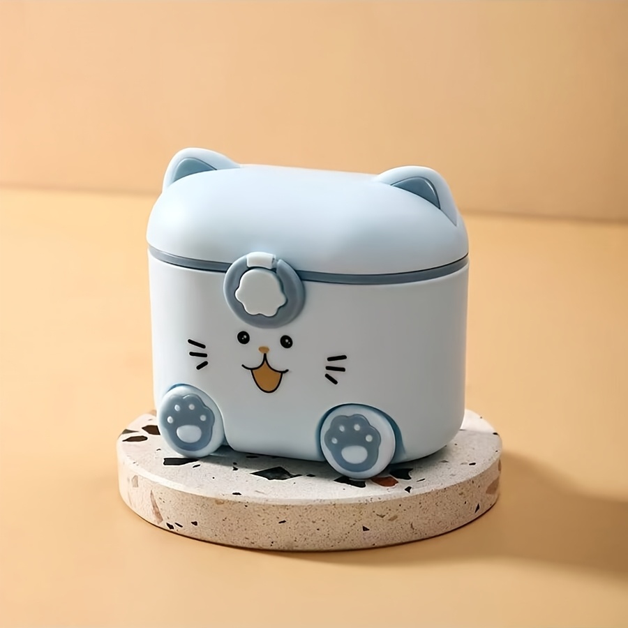 Cute Cat Milk Powder Container - Baby Food Glass Jar 评论和价格