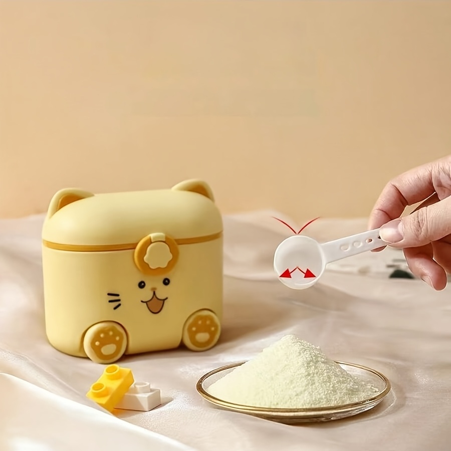 Cute Cat Milk Powder Container - Baby Food Glass Jar 评论和价格