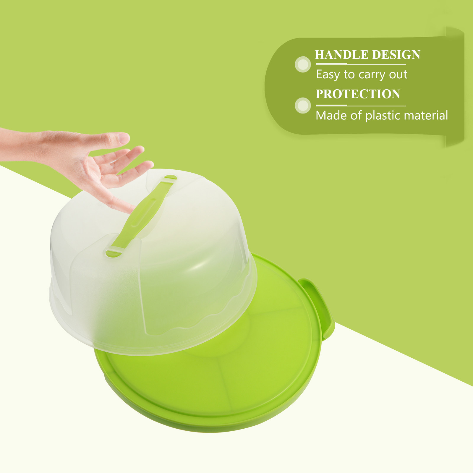 1Pcs 8 Inch Round Transparent  - Baby Food Container 评论和价格