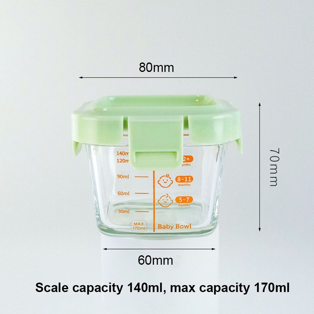 New 170ml Food Storage Box Fro - Baby Food Glass Jar 评论和价格