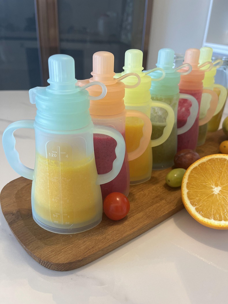 New Reusable Silicone Breast M - Baby Food Glass Jar 评论和价格