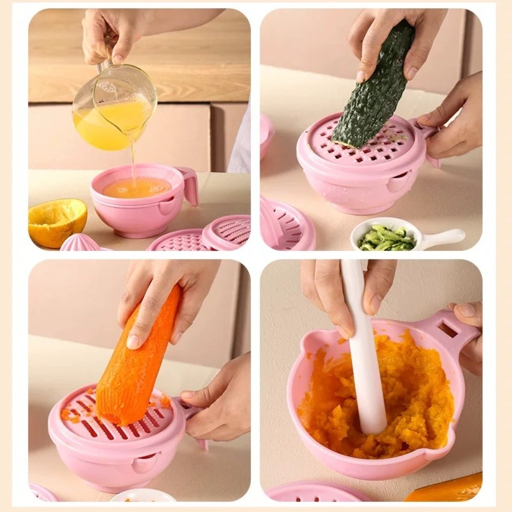 Solid color Baby Food Grinding - Baby Food Bowl 评论和价格