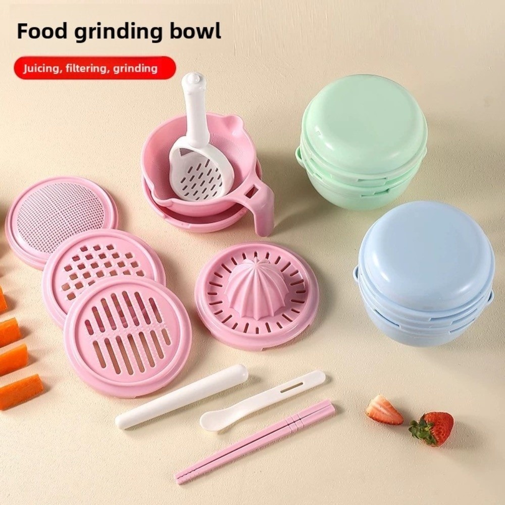 Solid color Baby Food Grinding - Baby Food Bowl 评论和价格
