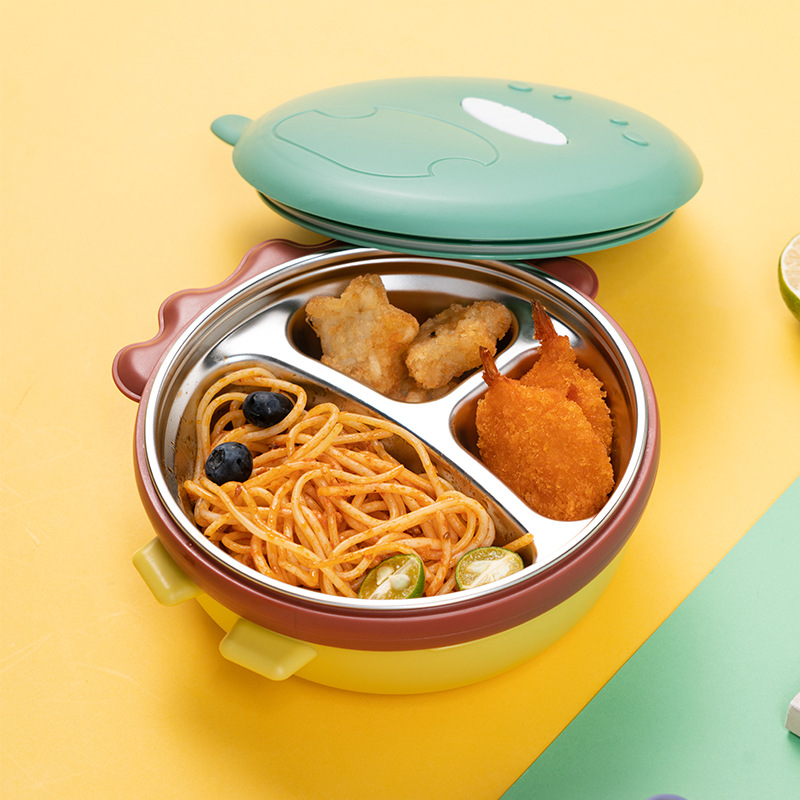 Children's stainless steel div - Baby Food Bowl 评论和价格