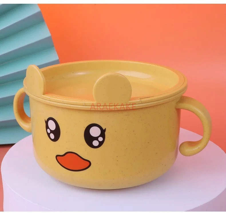 Children's Gift Wheat Straw Ca - Baby Food Bowl 评论和价格