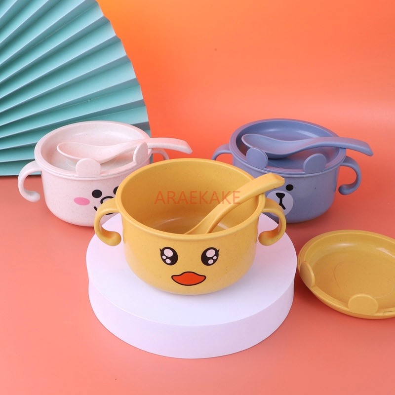 Children's Gift Wheat Straw Ca - Baby Food Bowl 评论和价格