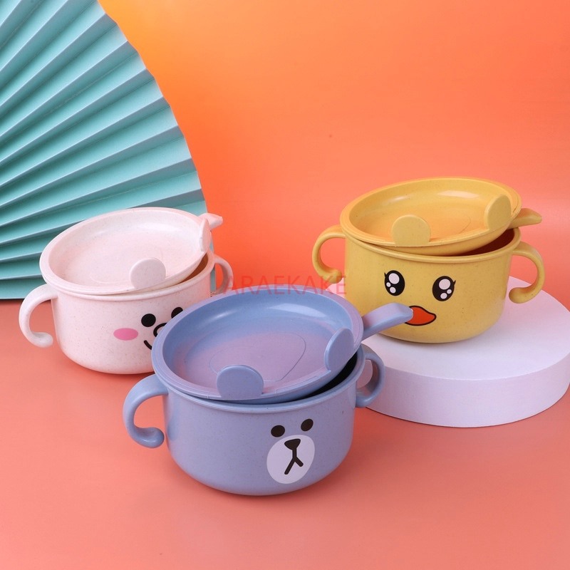 Children's Gift Wheat Straw Ca - Baby Food Bowl 评论和价格
