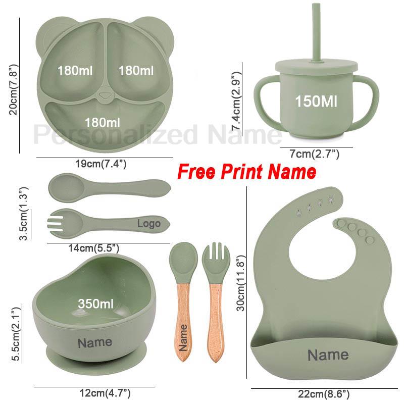 Feeding Set Silicone For Baby  - Baby Food Bowl 评论和价格