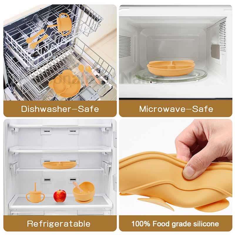 Feeding Set Silicone For Baby  - Baby Food Bowl 评论和价格